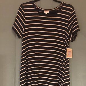 LulaRoe Black & White Stripe Dress ON SALE